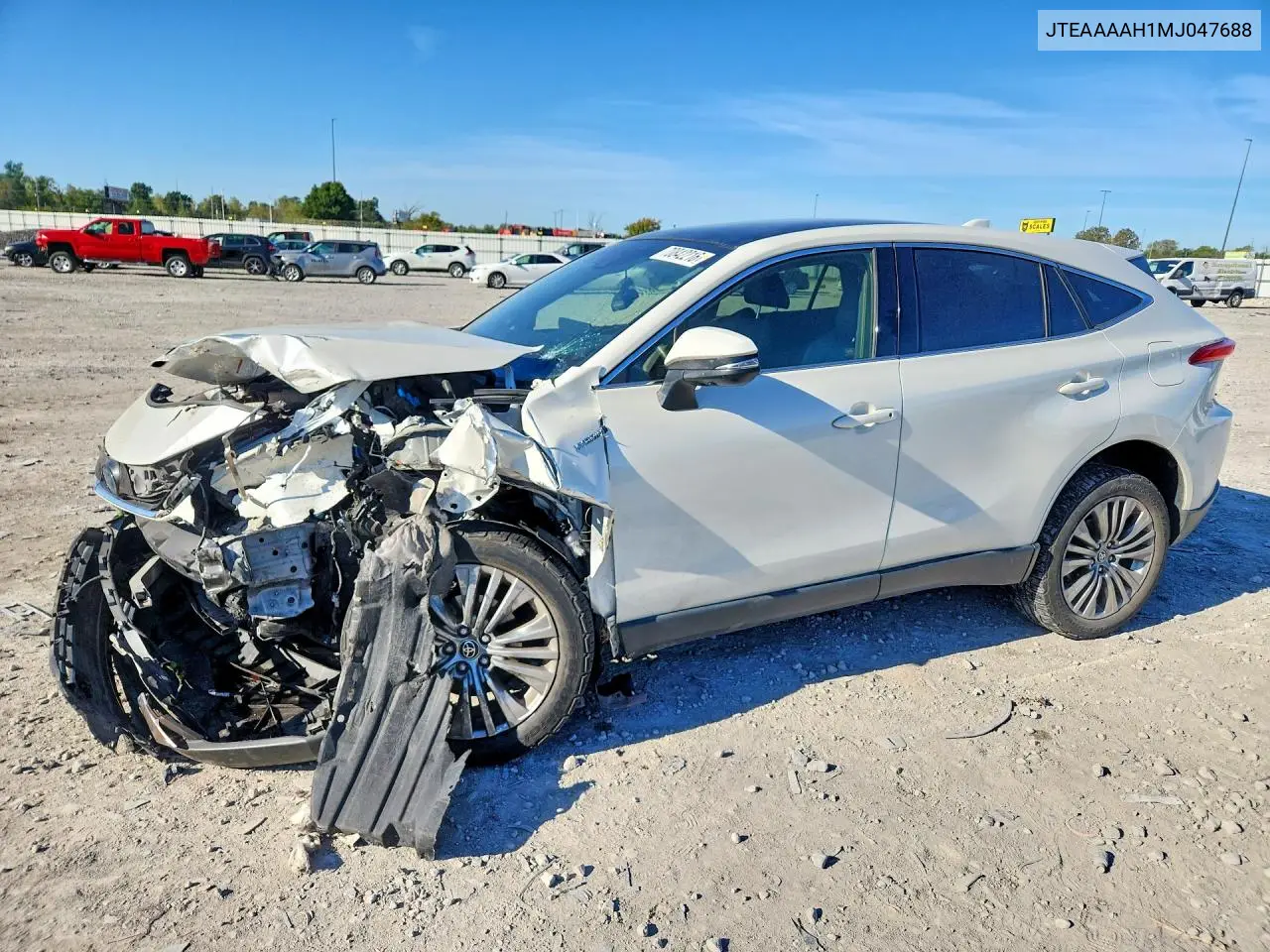 TOYOTA VENZA 2021, VIN JTEAAAAH1MJ047688