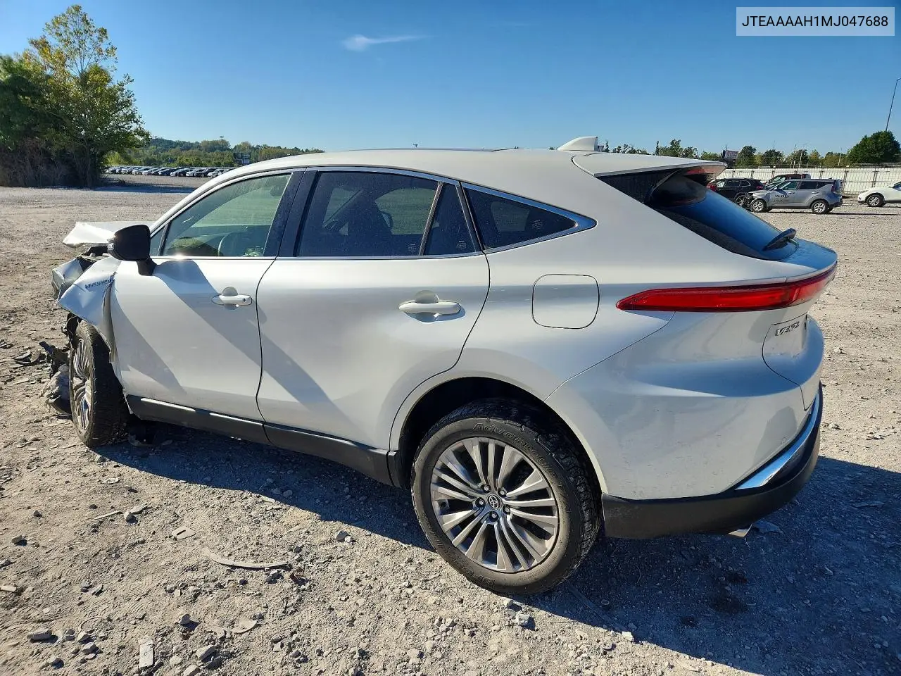 2021 TOYOTA VENZA VIN JTEAAAAH1MJ047688 — фото 2