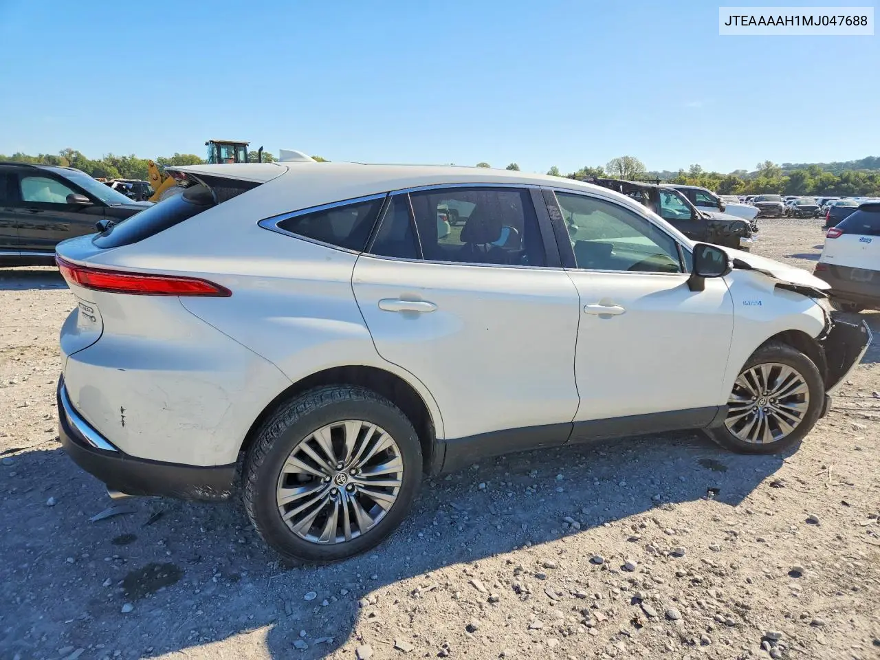2021 TOYOTA VENZA VIN JTEAAAAH1MJ047688 — фото 3