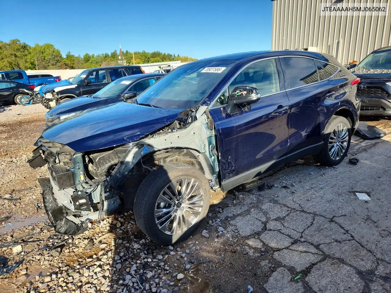 TOYOTA VENZA 2021, VIN JTEAAAAH5MJ065062