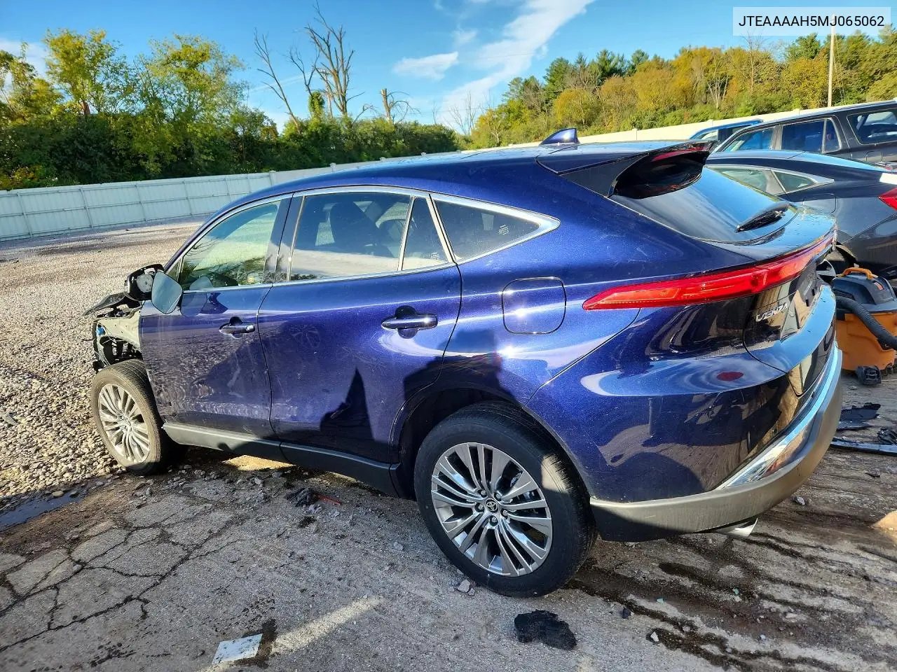 2021 TOYOTA VENZA VIN JTEAAAAH5MJ065062 — фото 2