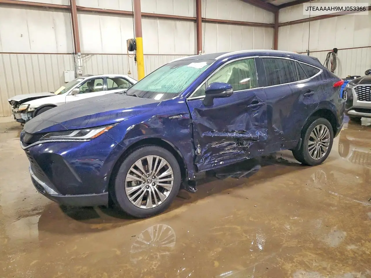 TOYOTA VENZA 2021, VIN JTEAAAAH9MJ053366
