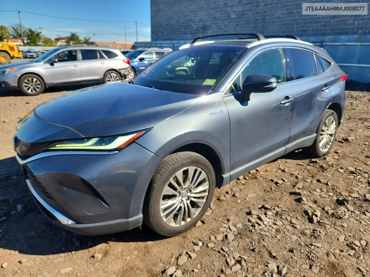 TOYOTA VENZA 2021, VIN JTEAAAAH8MJ008077