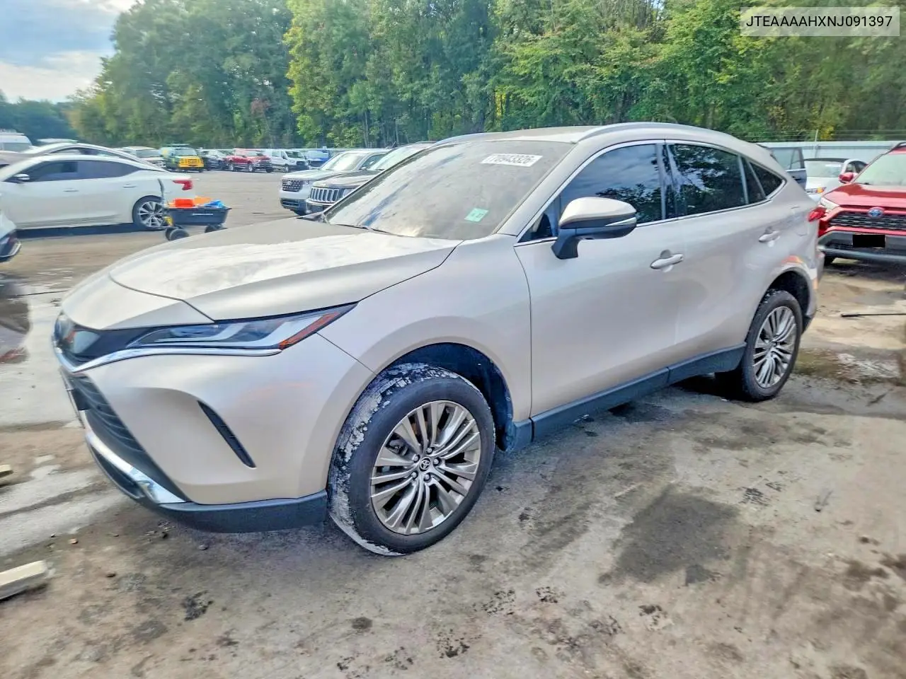 TOYOTA VENZA 2022, VIN JTEAAAAHXNJ091397