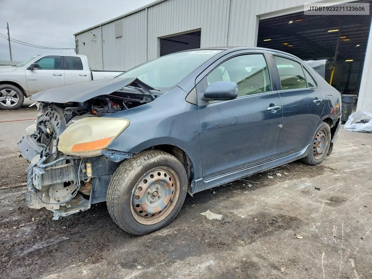 TOYOTA YARIS 2007, VIN JTDBT923271123606