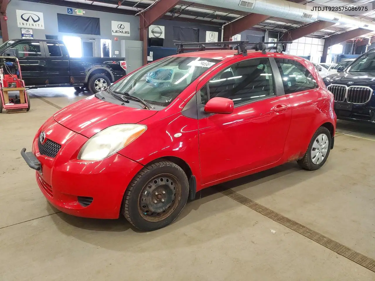TOYOTA YARIS 2007, VIN JTDJT923575086975