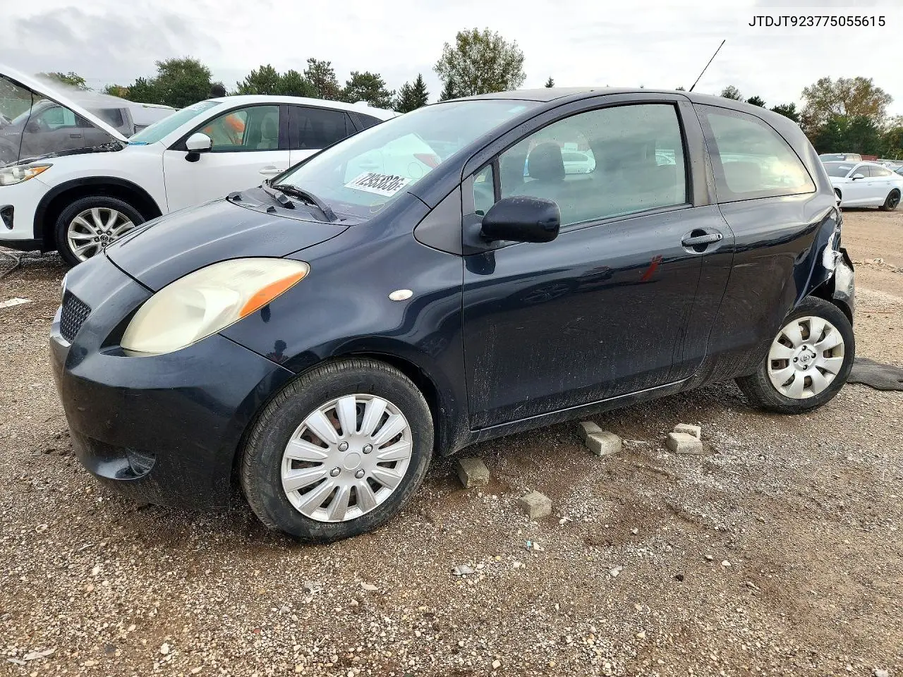 TOYOTA YARIS 2007, VIN JTDJT923775055615