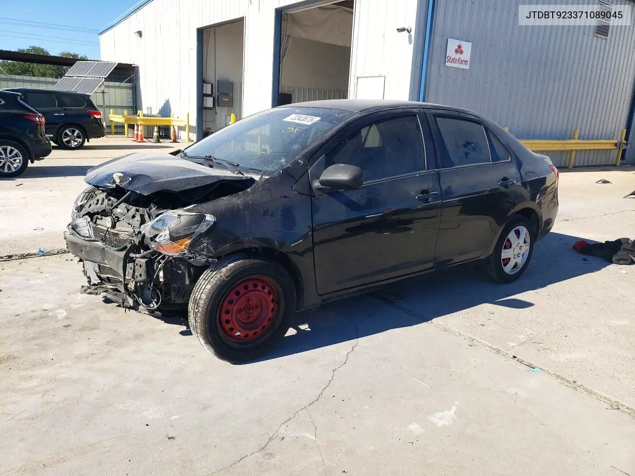 TOYOTA YARIS 2007, VIN JTDBT923371089045