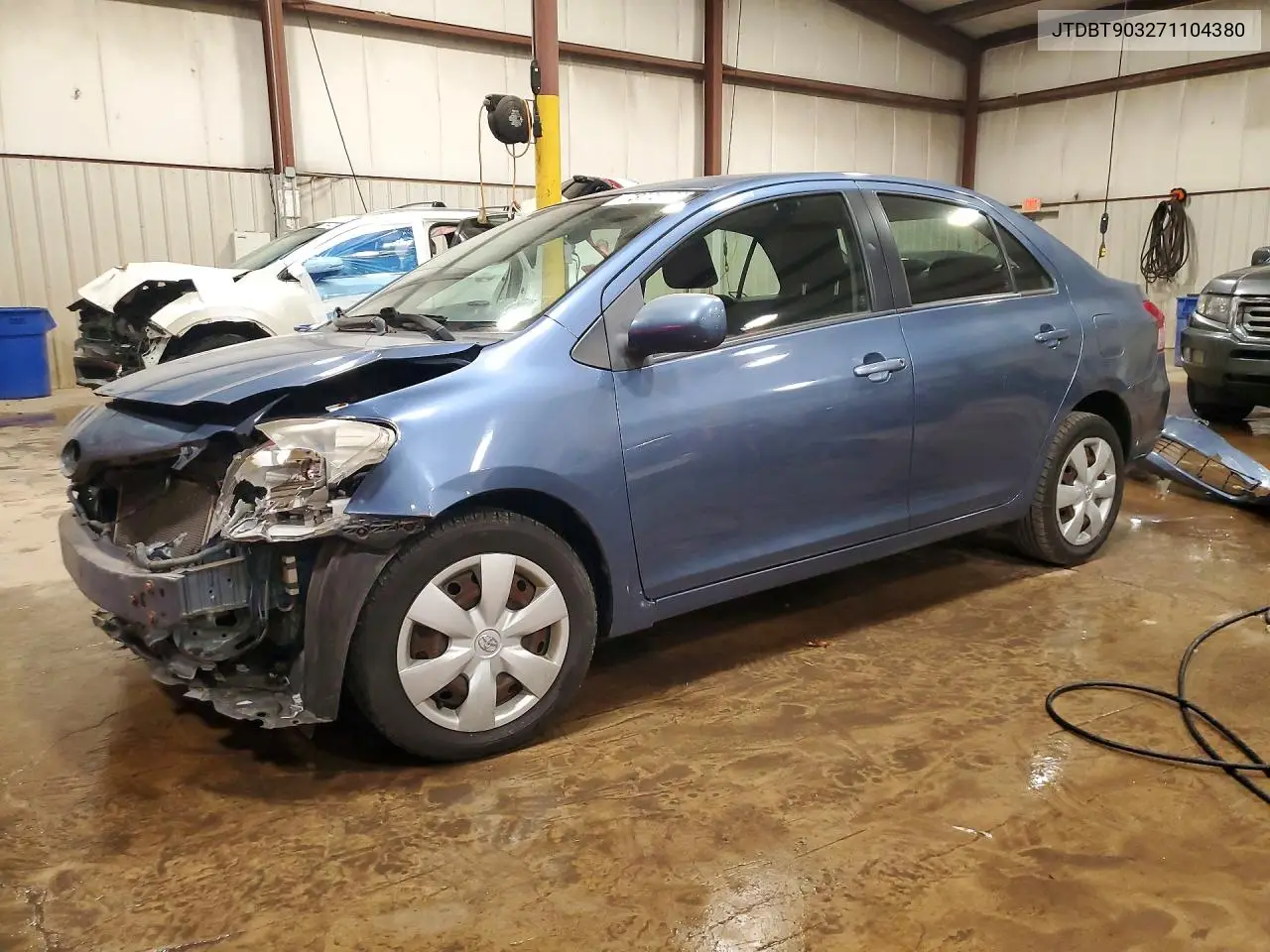 TOYOTA YARIS 2007, VIN JTDBT903271104380