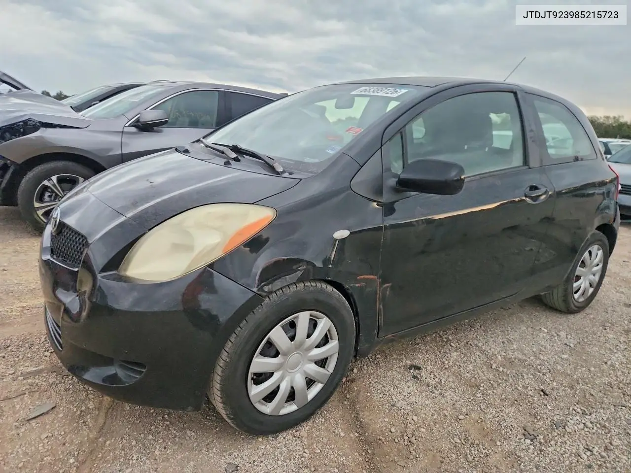 TOYOTA YARIS 2008, VIN JTDJT923985215723