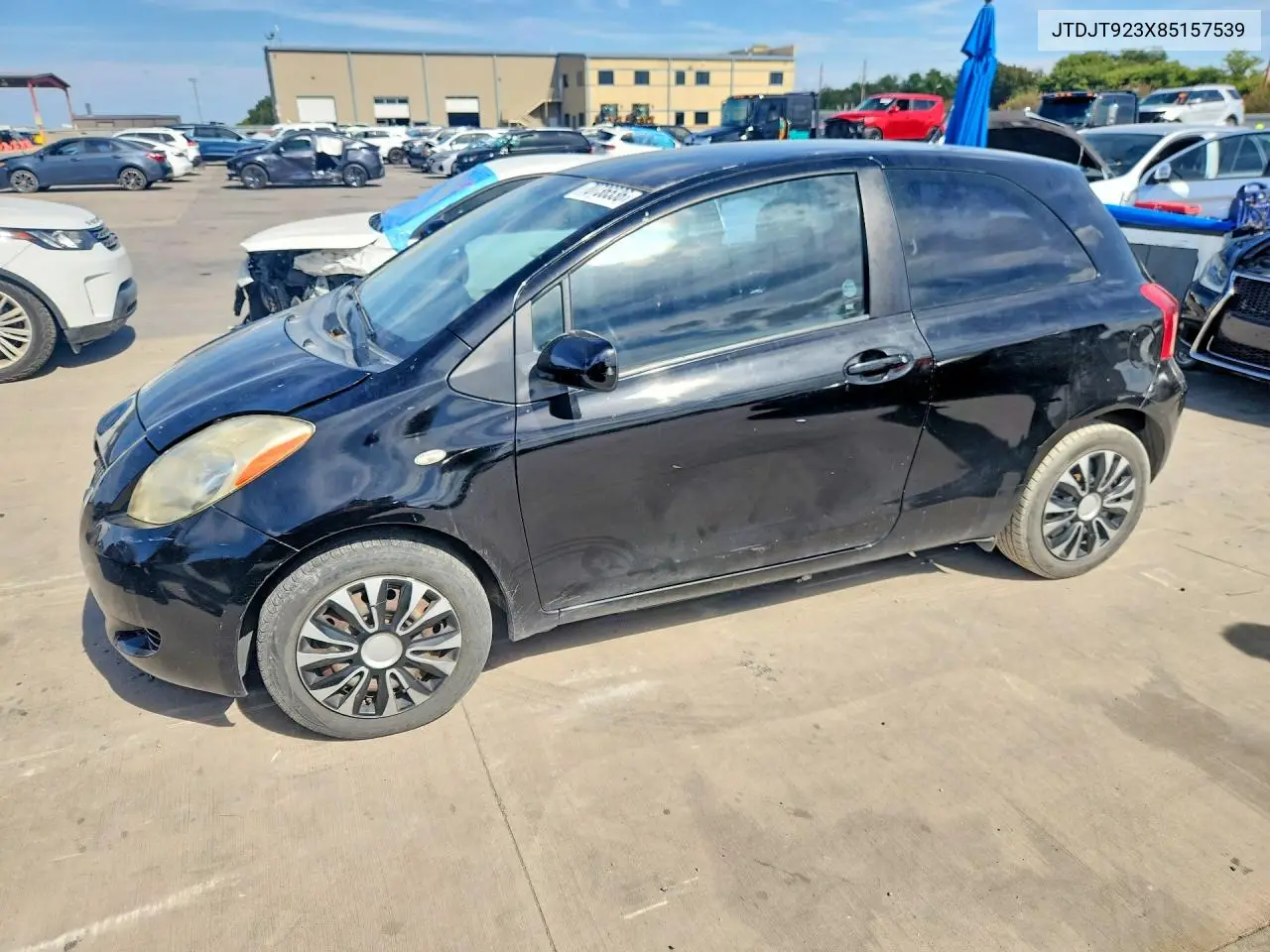 TOYOTA YARIS 2008, VIN JTDJT923X85157539