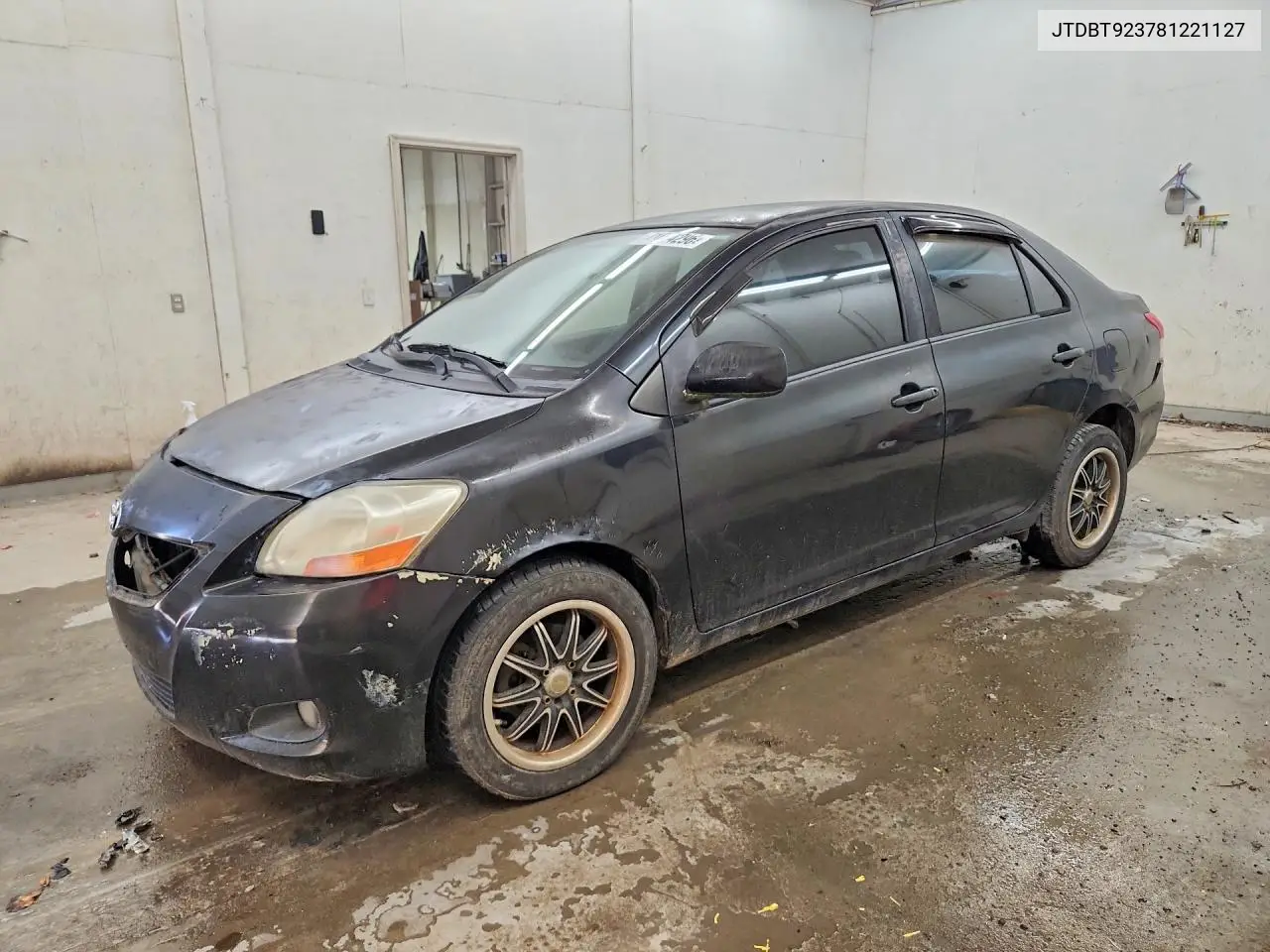 TOYOTA YARIS 2008, VIN JTDBT923781221127
