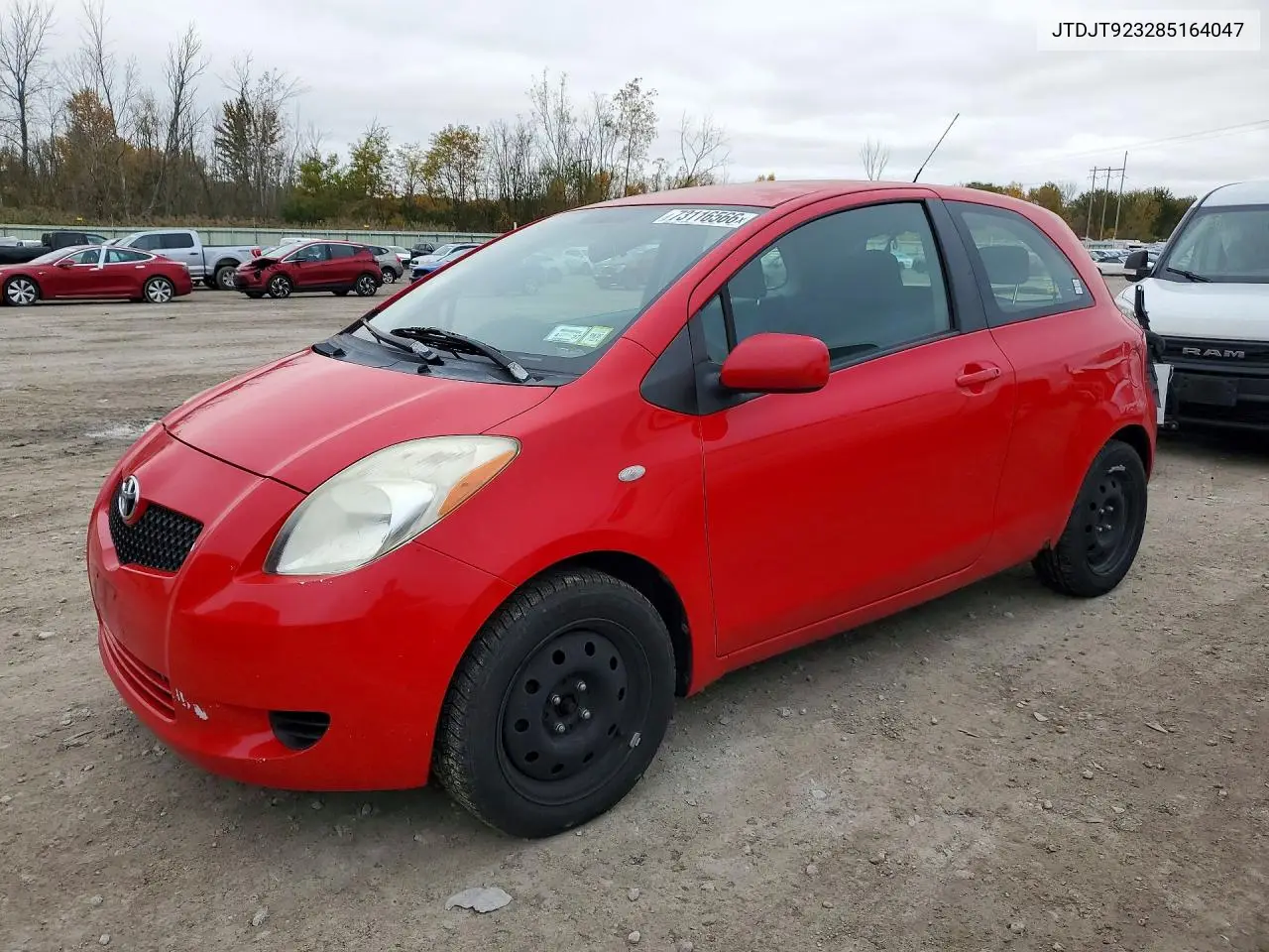TOYOTA YARIS 2008, VIN JTDJT923285164047