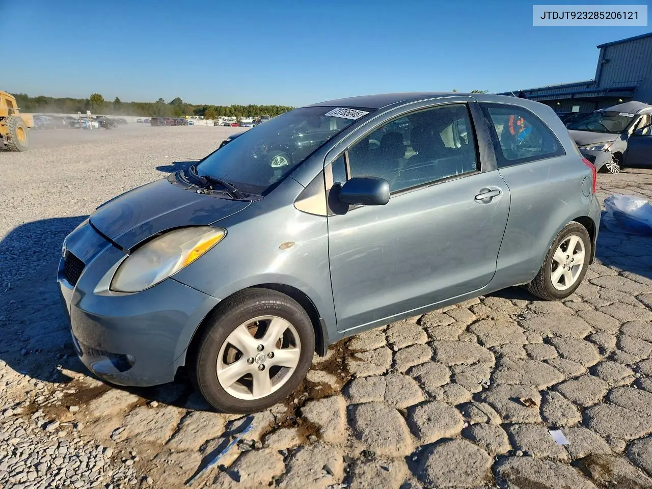 TOYOTA YARIS 2008, VIN JTDJT923285206121
