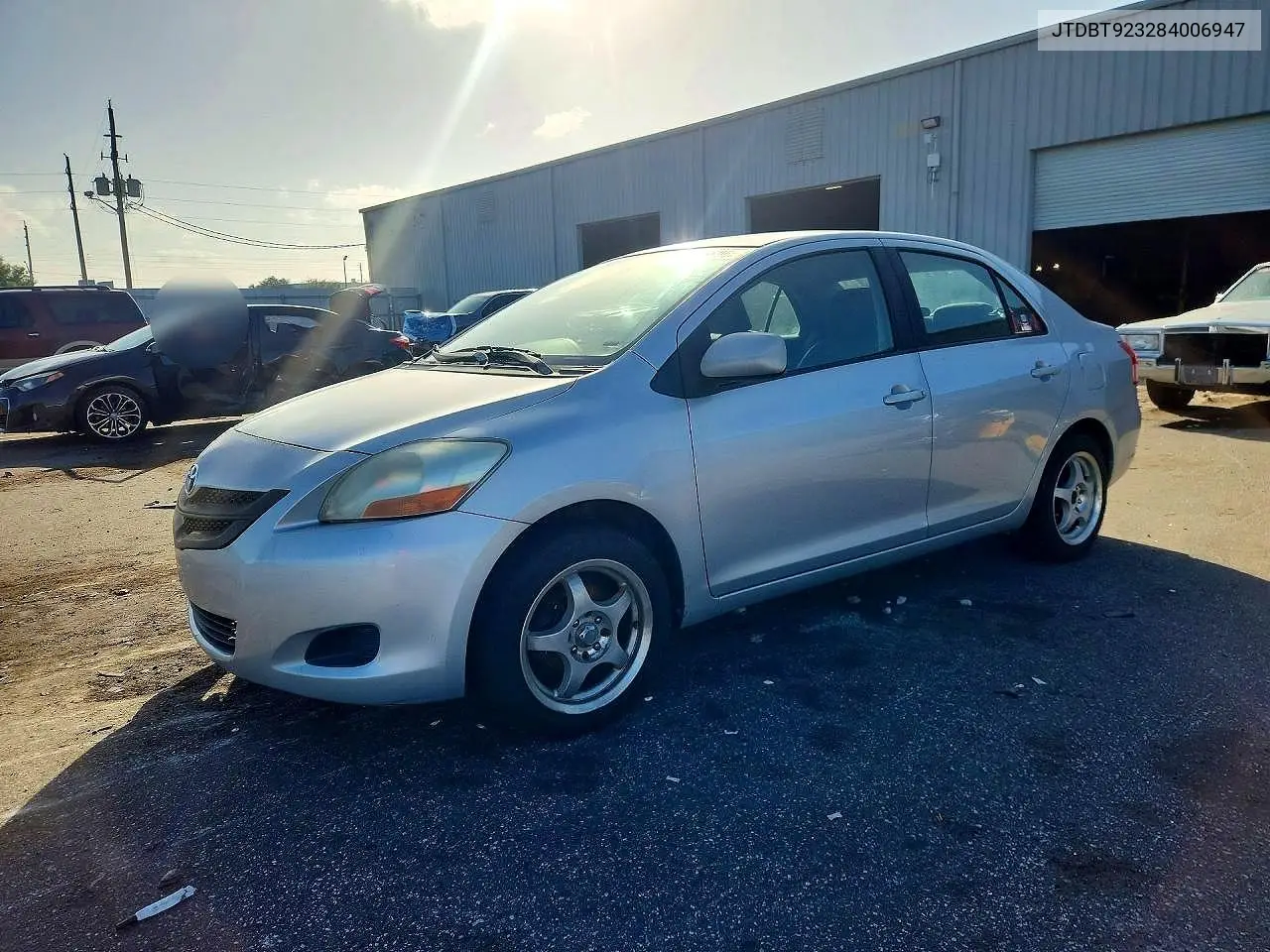 TOYOTA YARIS 2008, VIN JTDBT923284006947