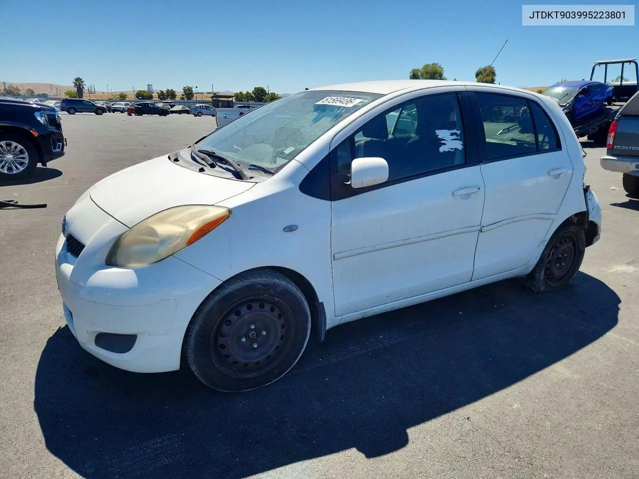 TOYOTA YARIS 2009, VIN JTDKT903995223801