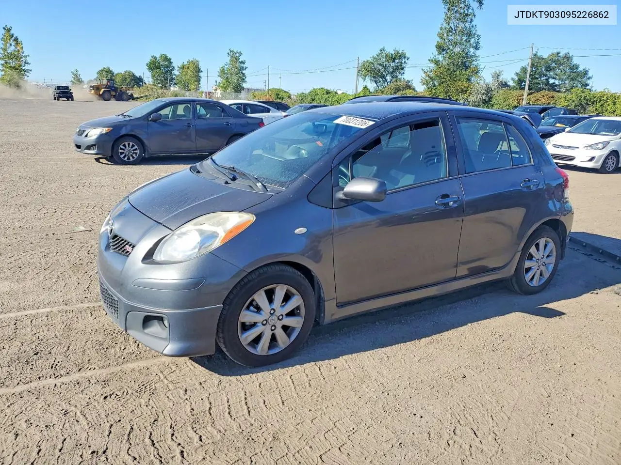 TOYOTA YARIS 2009, VIN JTDKT903095226862