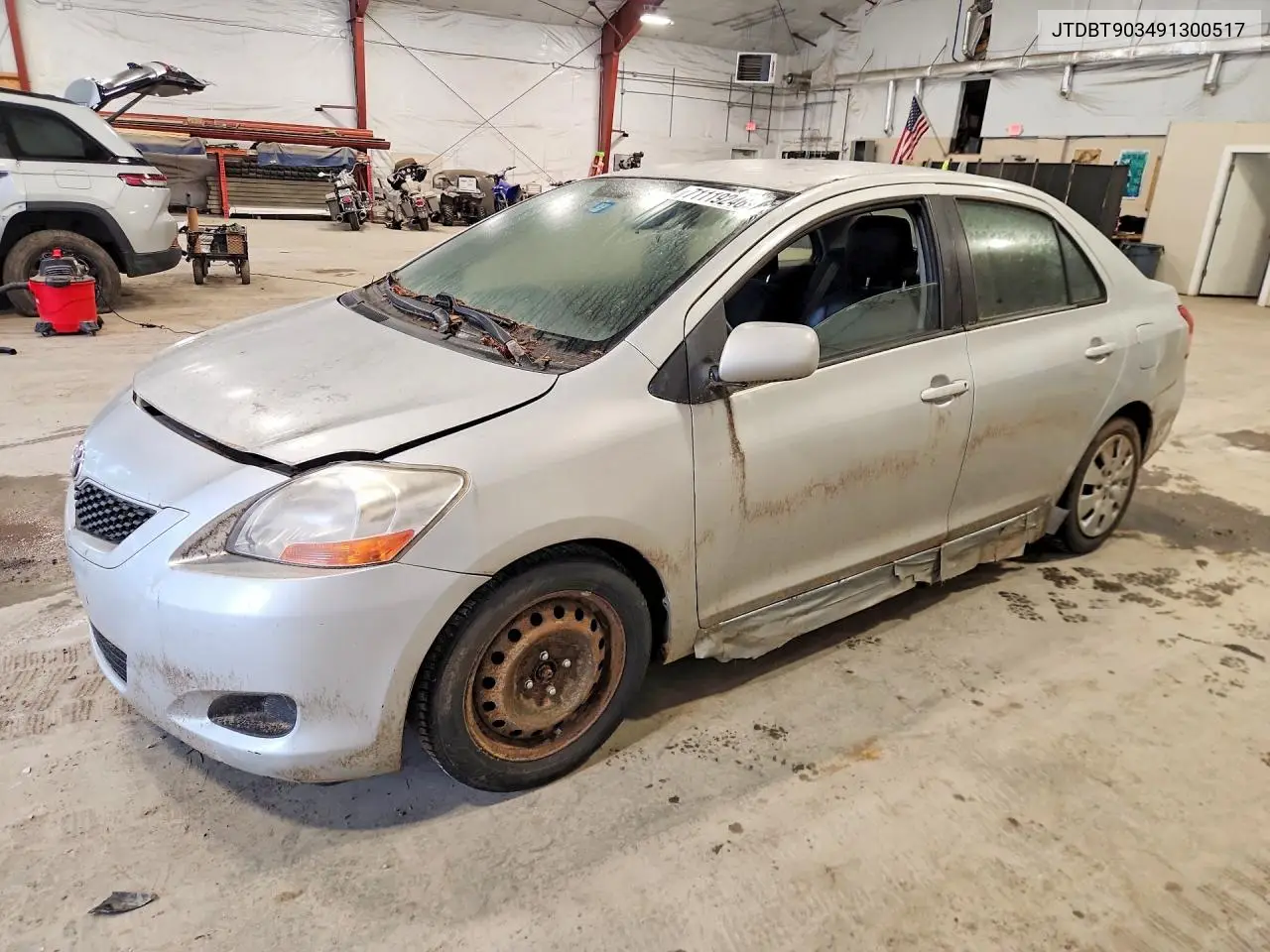 TOYOTA YARIS 2009, VIN JTDBT903491300517