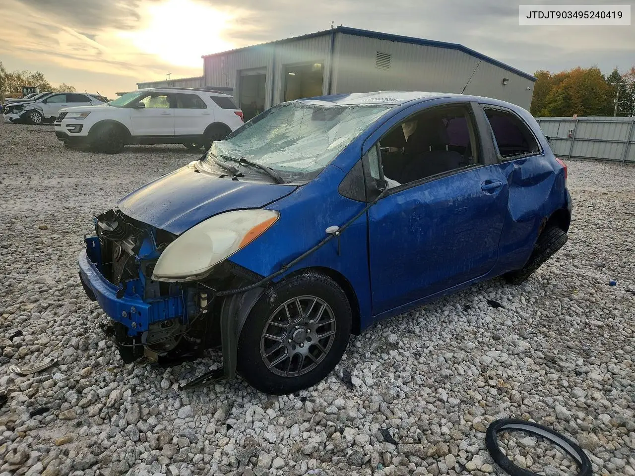TOYOTA YARIS 2009, VIN JTDJT903495240419