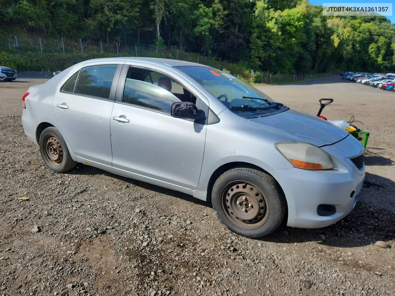 2010 TOYOTA YARIS VIN JTDBT4K3XA1361357 — фото 4