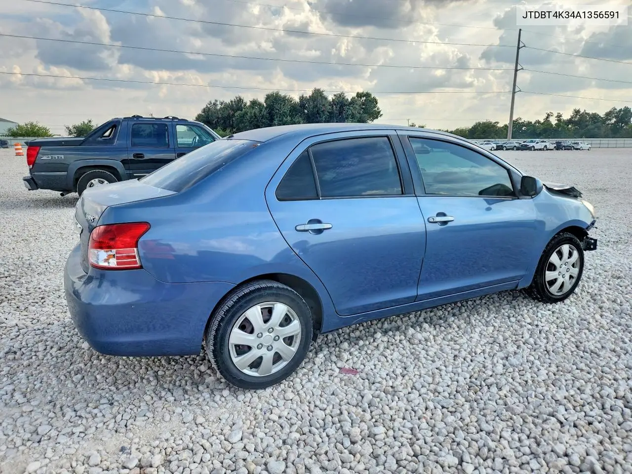 2010 TOYOTA YARIS VIN JTDBT4K34A1356591 — фото 3