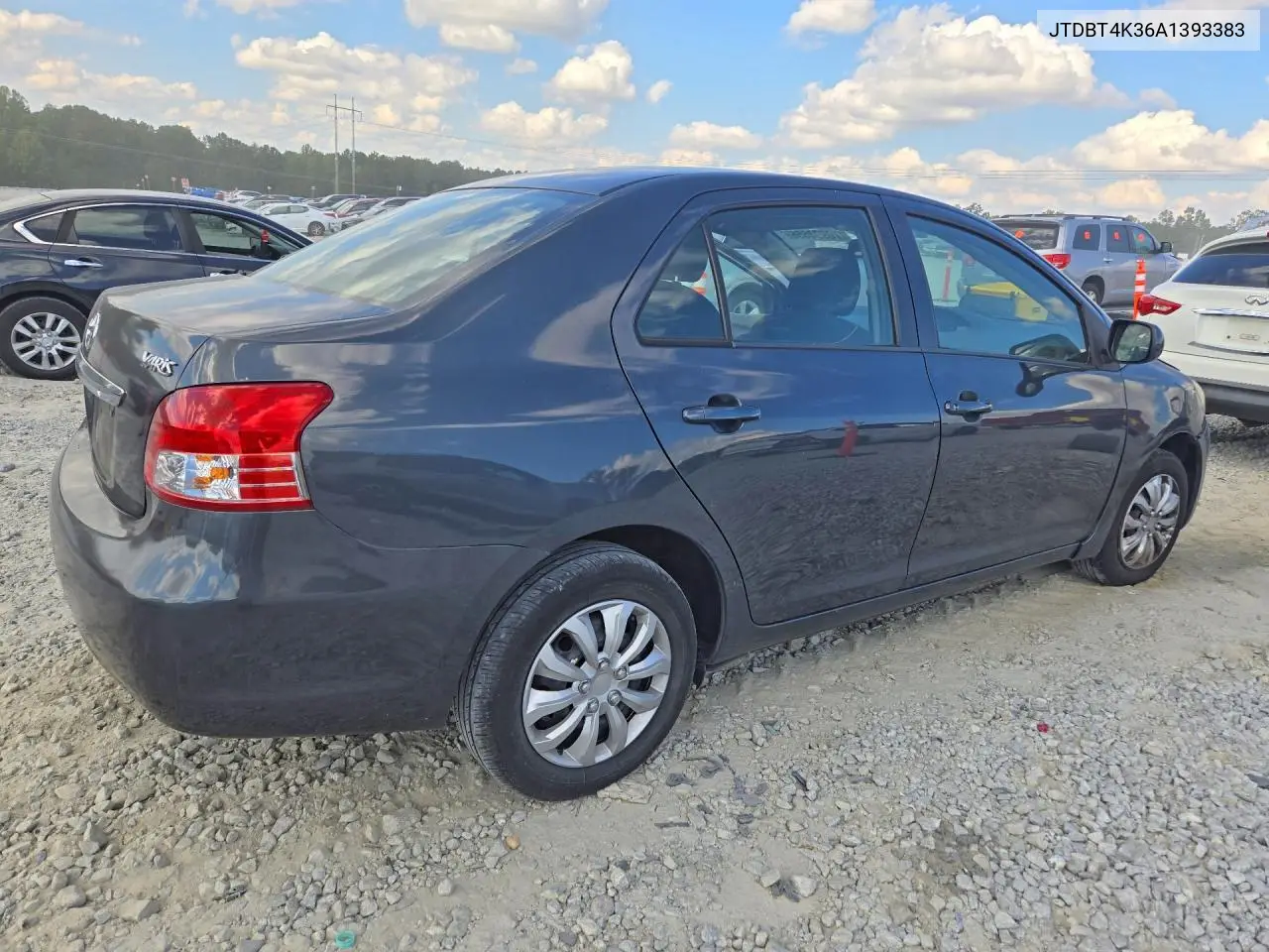 2010 TOYOTA YARIS VIN JTDBT4K36A1393383 — фото 3