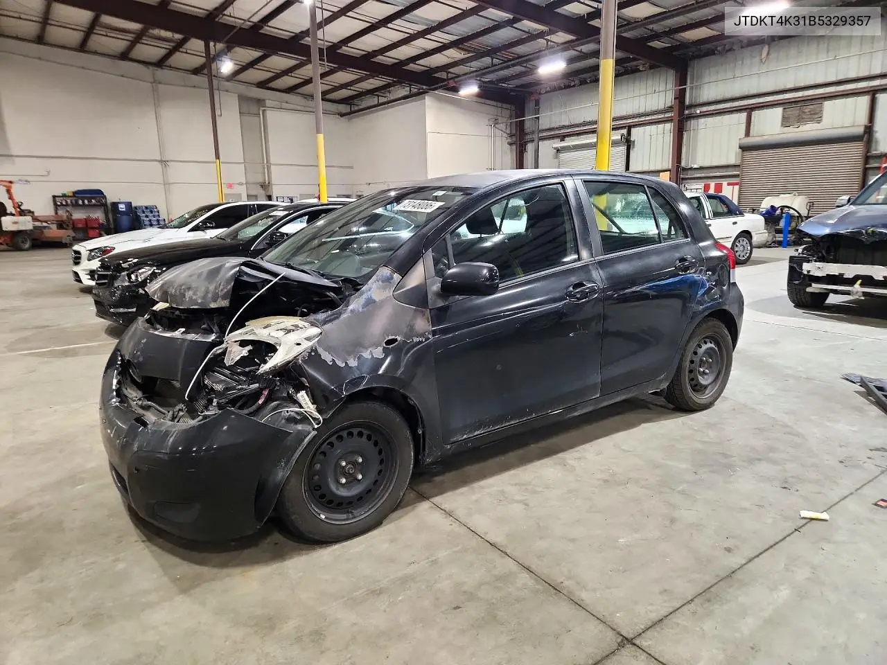 TOYOTA YARIS 2011, VIN JTDKT4K31B5329357