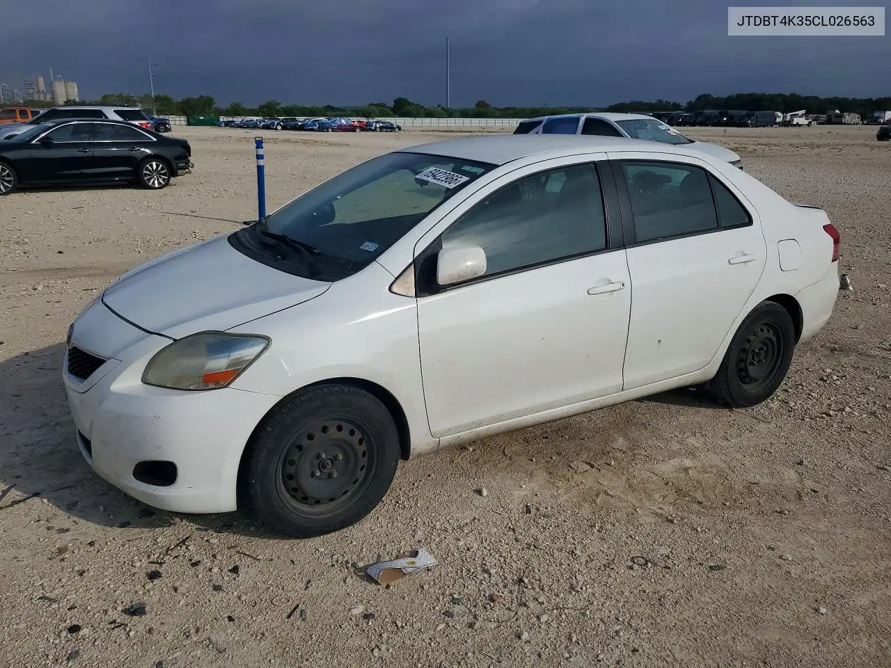 TOYOTA YARIS 2012, VIN JTDBT4K35CL026563