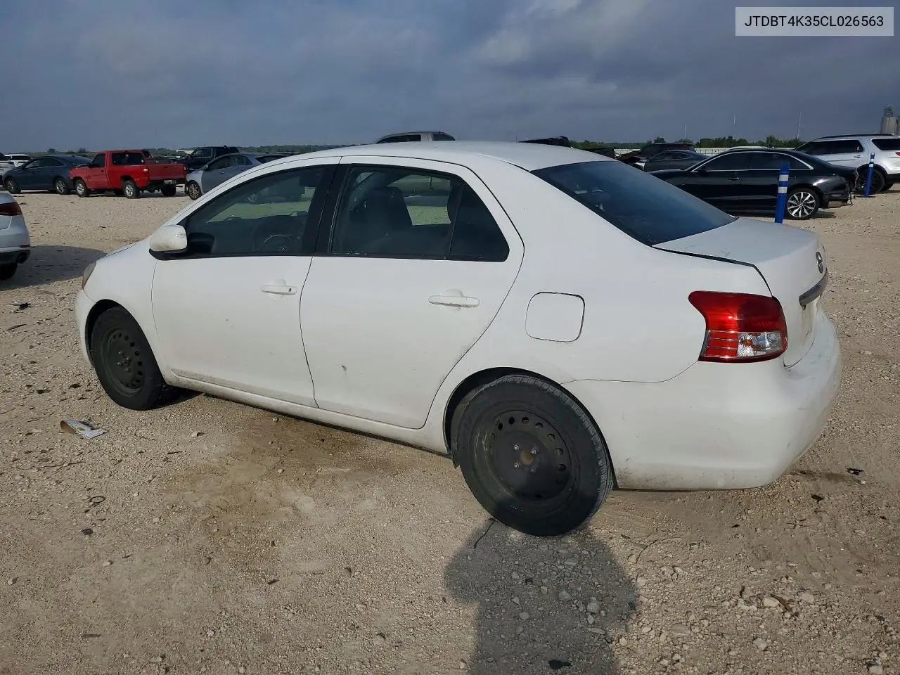 2012 TOYOTA YARIS VIN JTDBT4K35CL026563 — фото 2