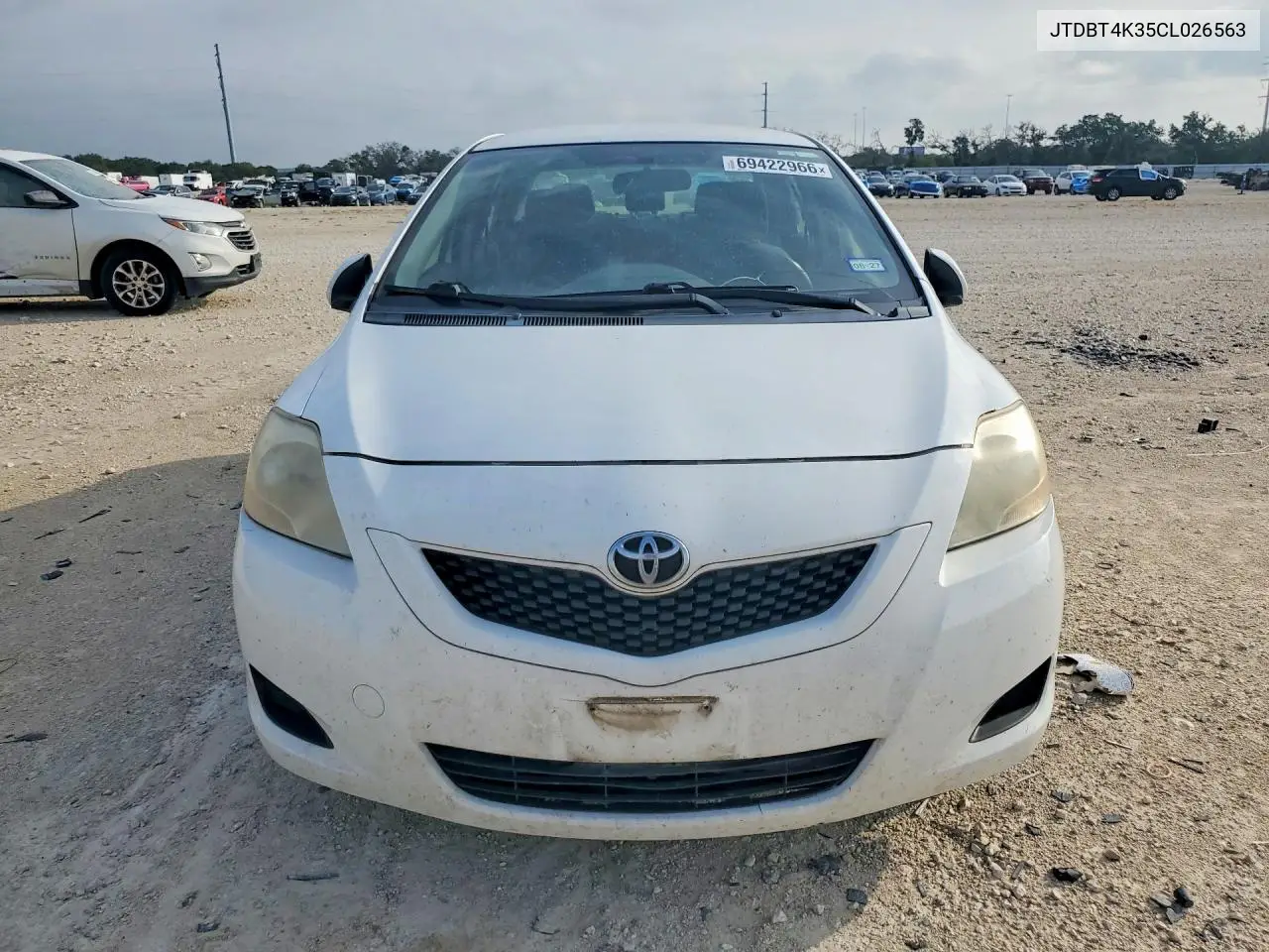 2012 TOYOTA YARIS VIN JTDBT4K35CL026563 — фото 5
