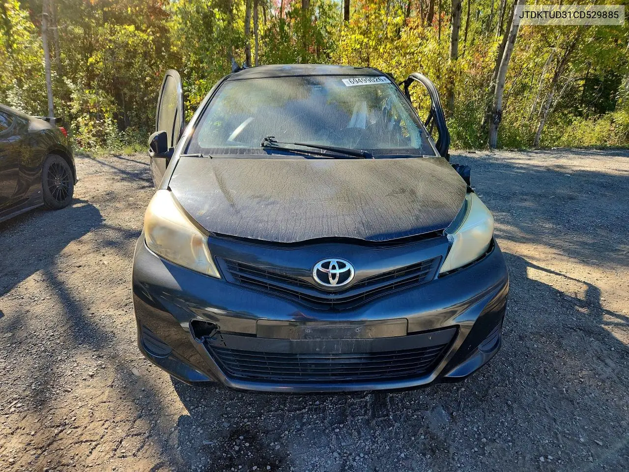 2012 TOYOTA YARIS VIN JTDKTUD31CD529885 — фото 5
