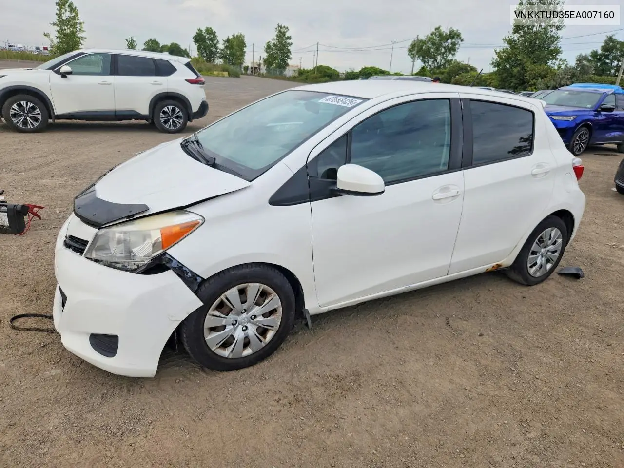 TOYOTA YARIS 2014, VIN VNKKTUD35EA007160