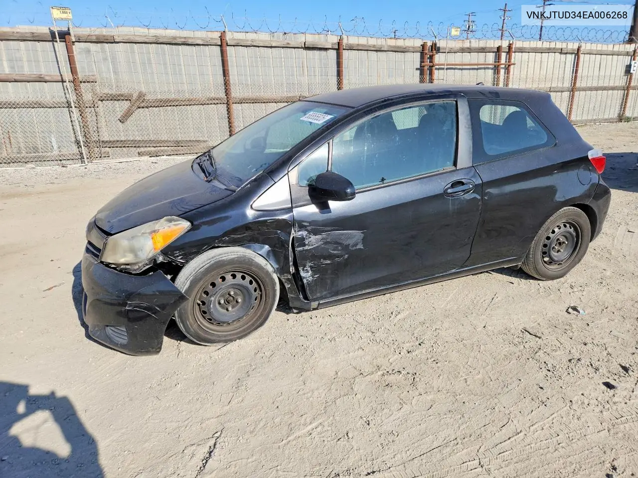 TOYOTA YARIS 2014, VIN VNKJTUD34EA006268