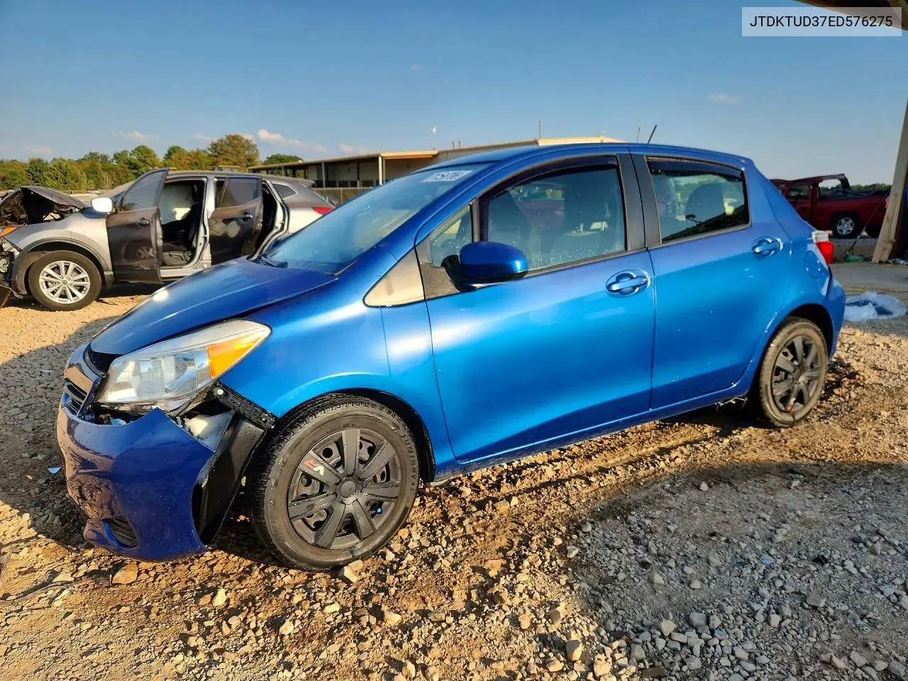 TOYOTA YARIS 2014, VIN JTDKTUD37ED576275