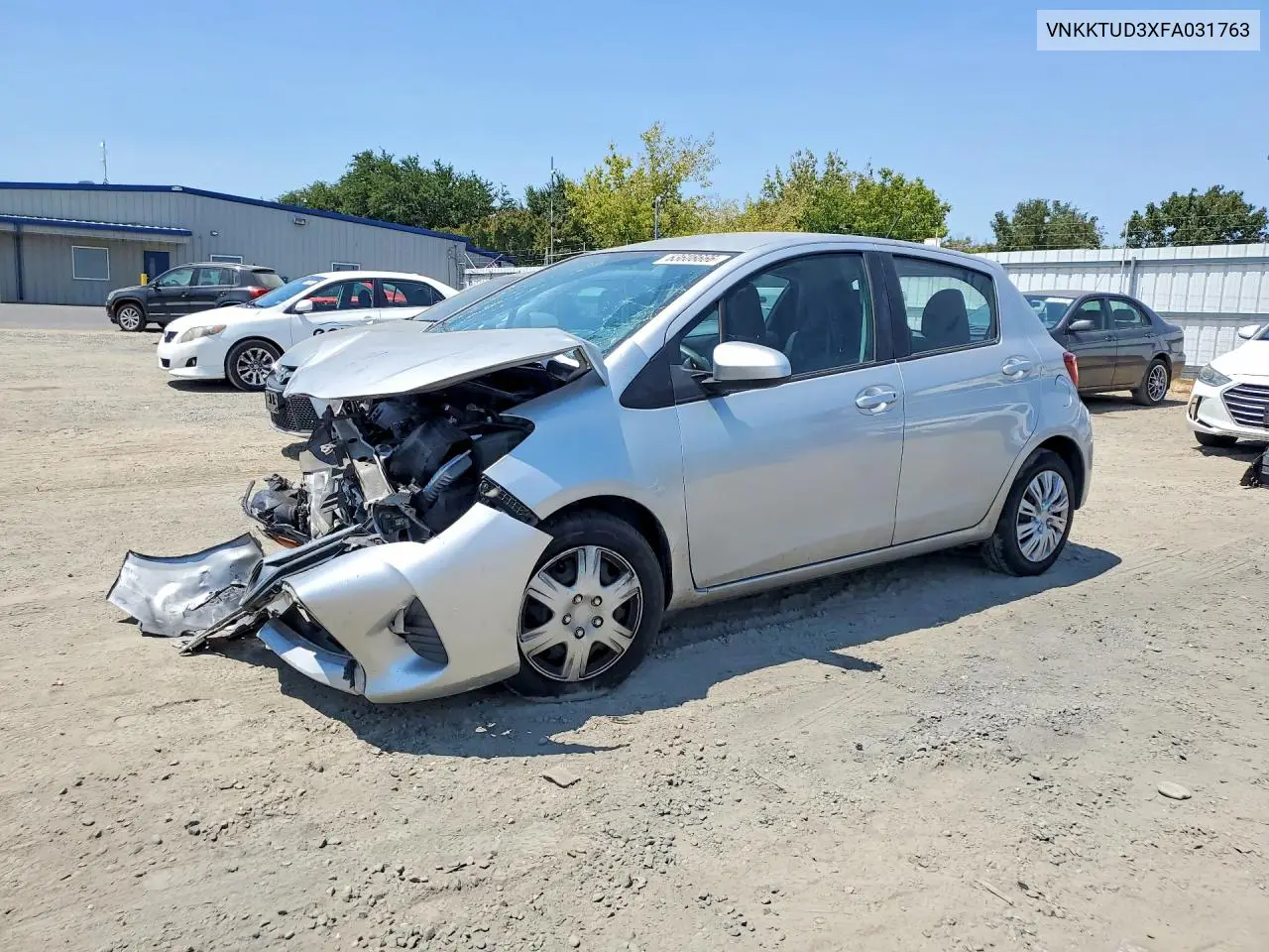 TOYOTA YARIS 2015, VIN VNKKTUD3XFA031763