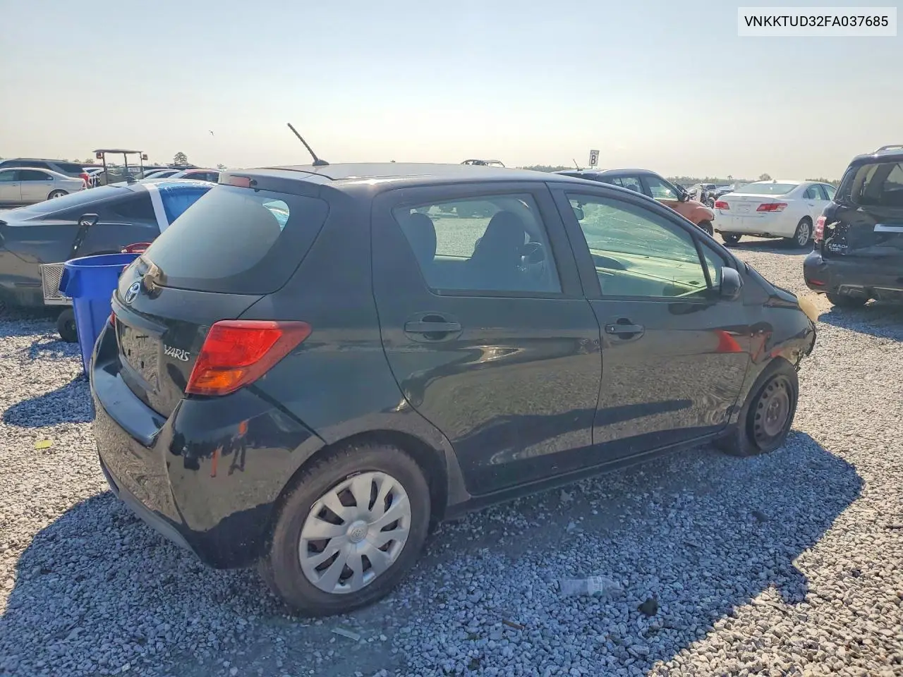 2015 TOYOTA YARIS VIN VNKKTUD32FA037685 — фото 3