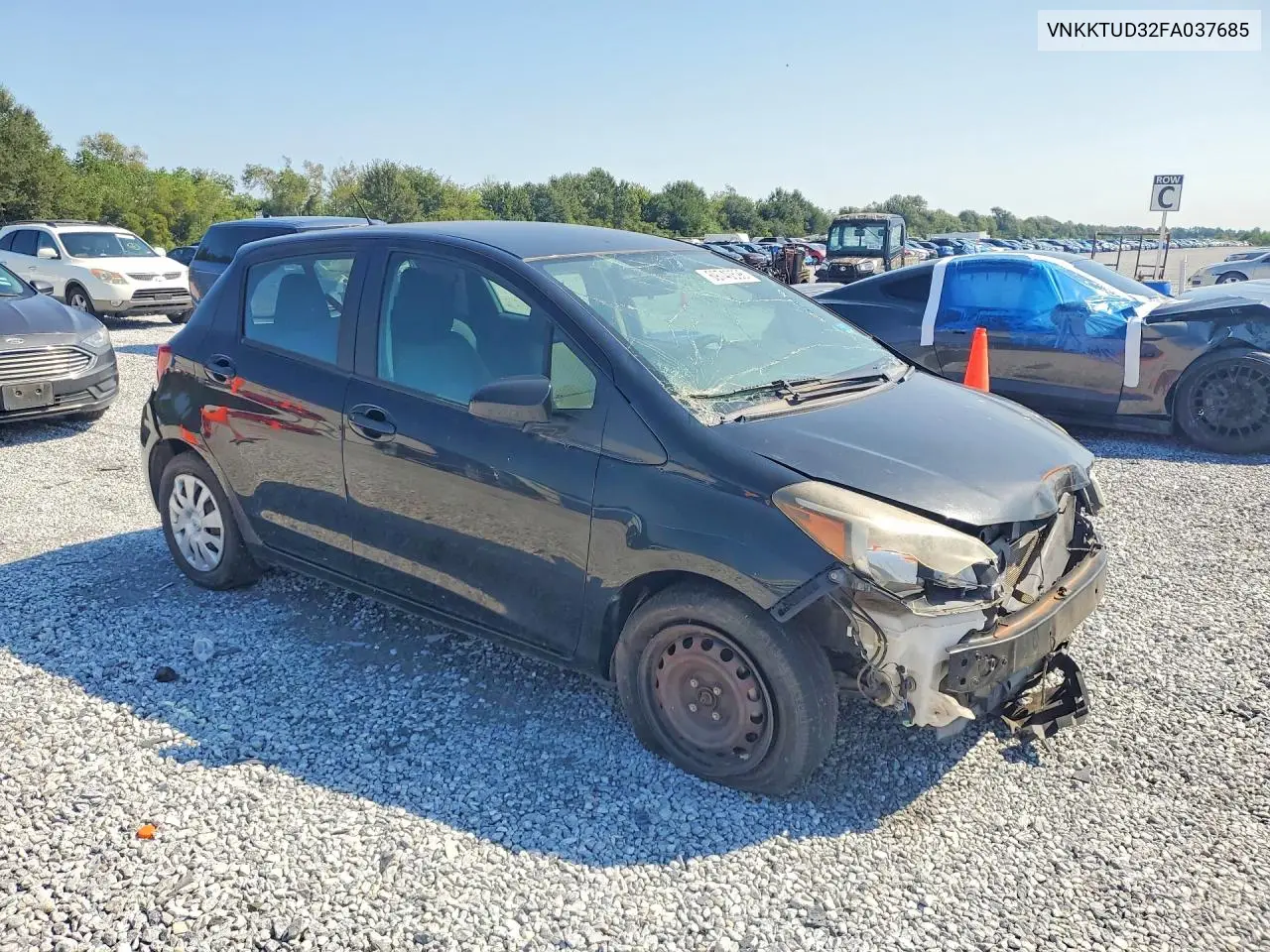 2015 TOYOTA YARIS VIN VNKKTUD32FA037685 — фото 4