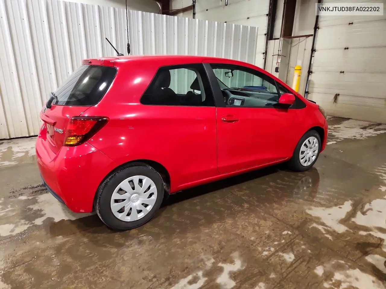 2015 TOYOTA YARIS VIN VNKJTUD38FA022202 — фото 3