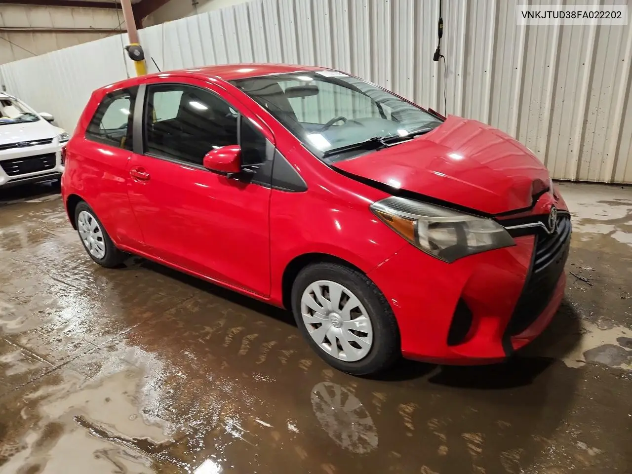 2015 TOYOTA YARIS VIN VNKJTUD38FA022202 — фото 4