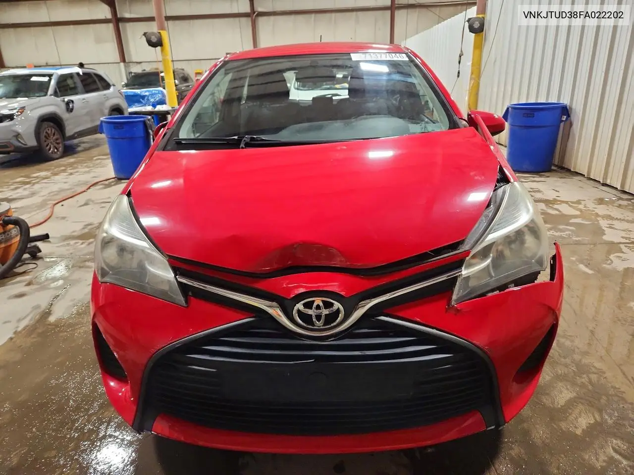 2015 TOYOTA YARIS VIN VNKJTUD38FA022202 — фото 5