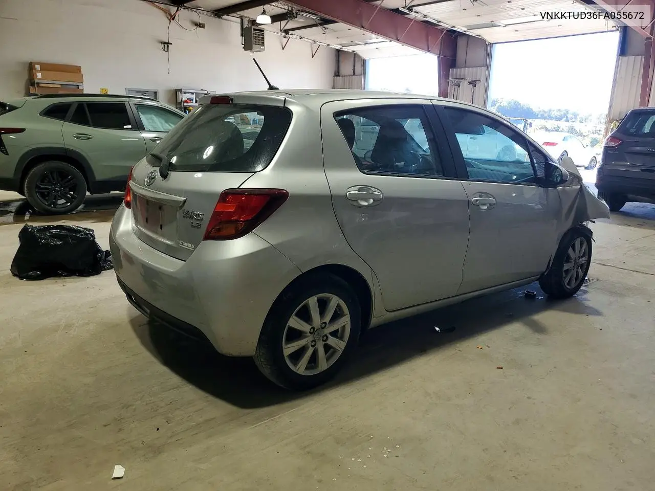 2015 TOYOTA YARIS VIN VNKKTUD36FA055672 — фото 3