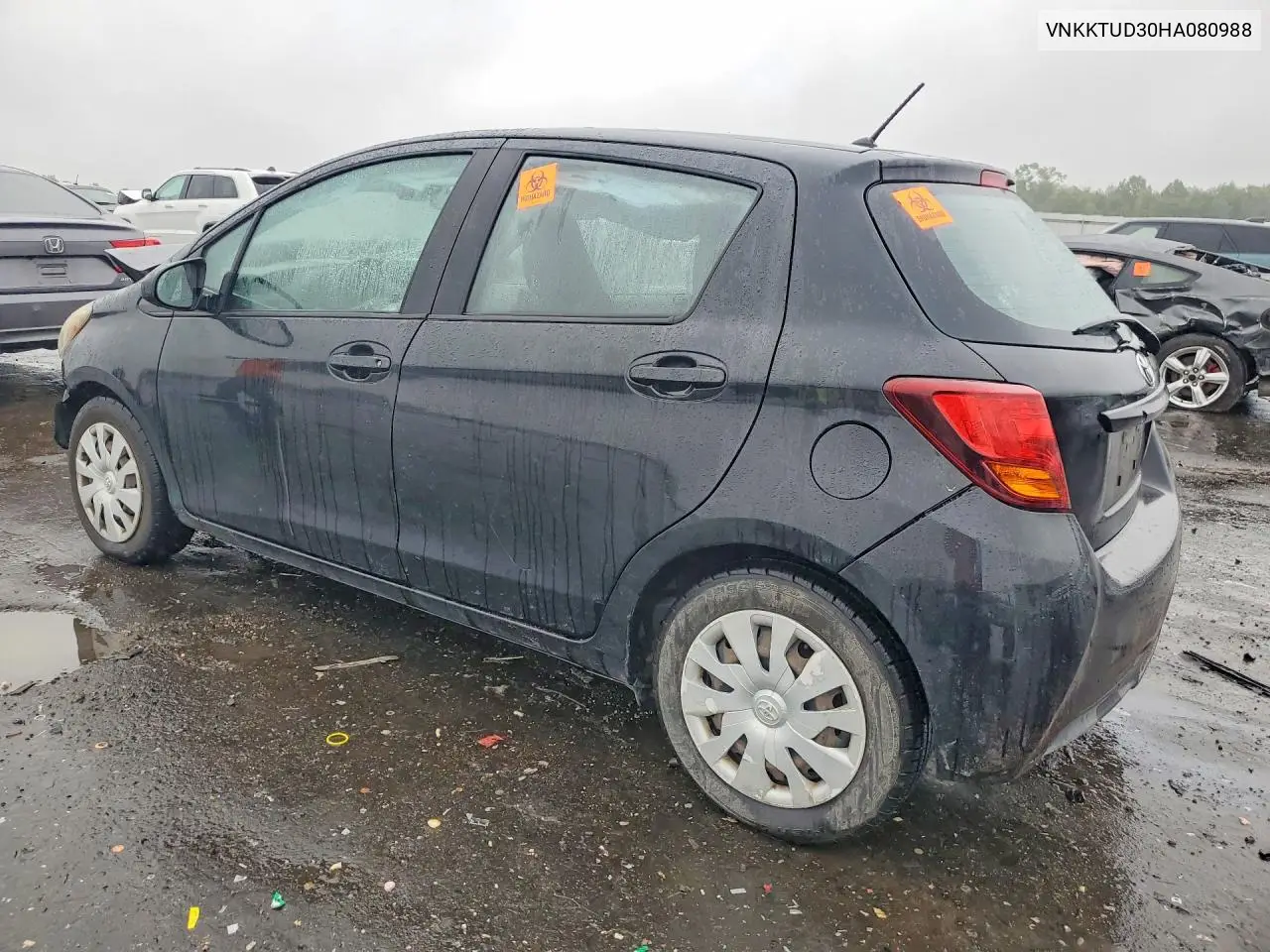 2017 TOYOTA YARIS VIN VNKKTUD30HA080988 — фото 2