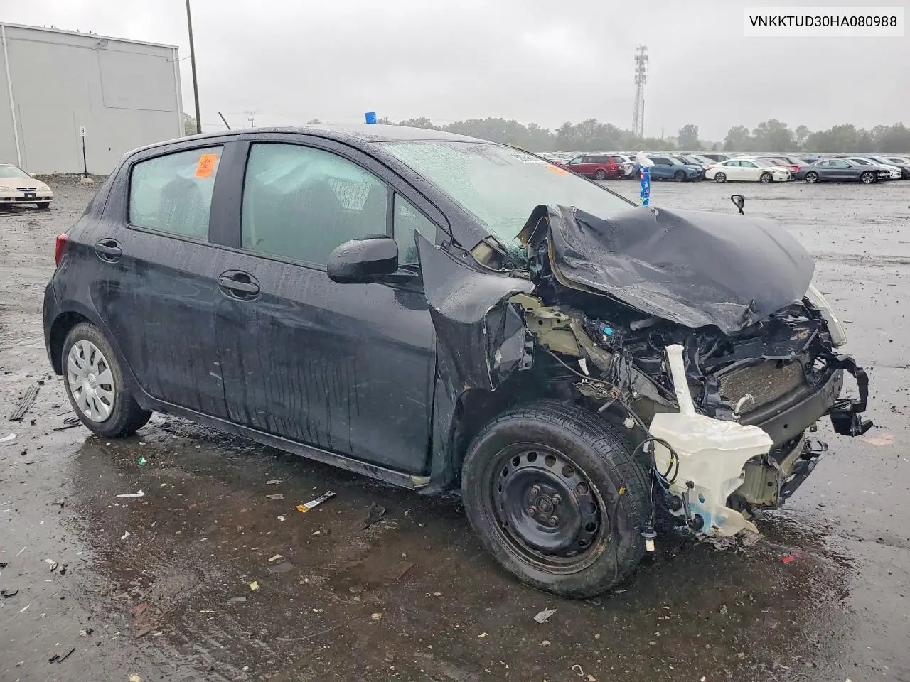 2017 TOYOTA YARIS VIN VNKKTUD30HA080988 — фото 4