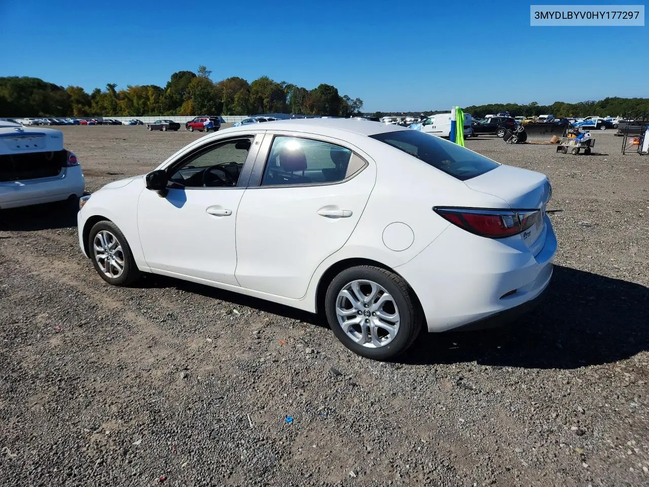 2017 TOYOTA YARIS VIN 3MYDLBYV0HY177297 — фото 2