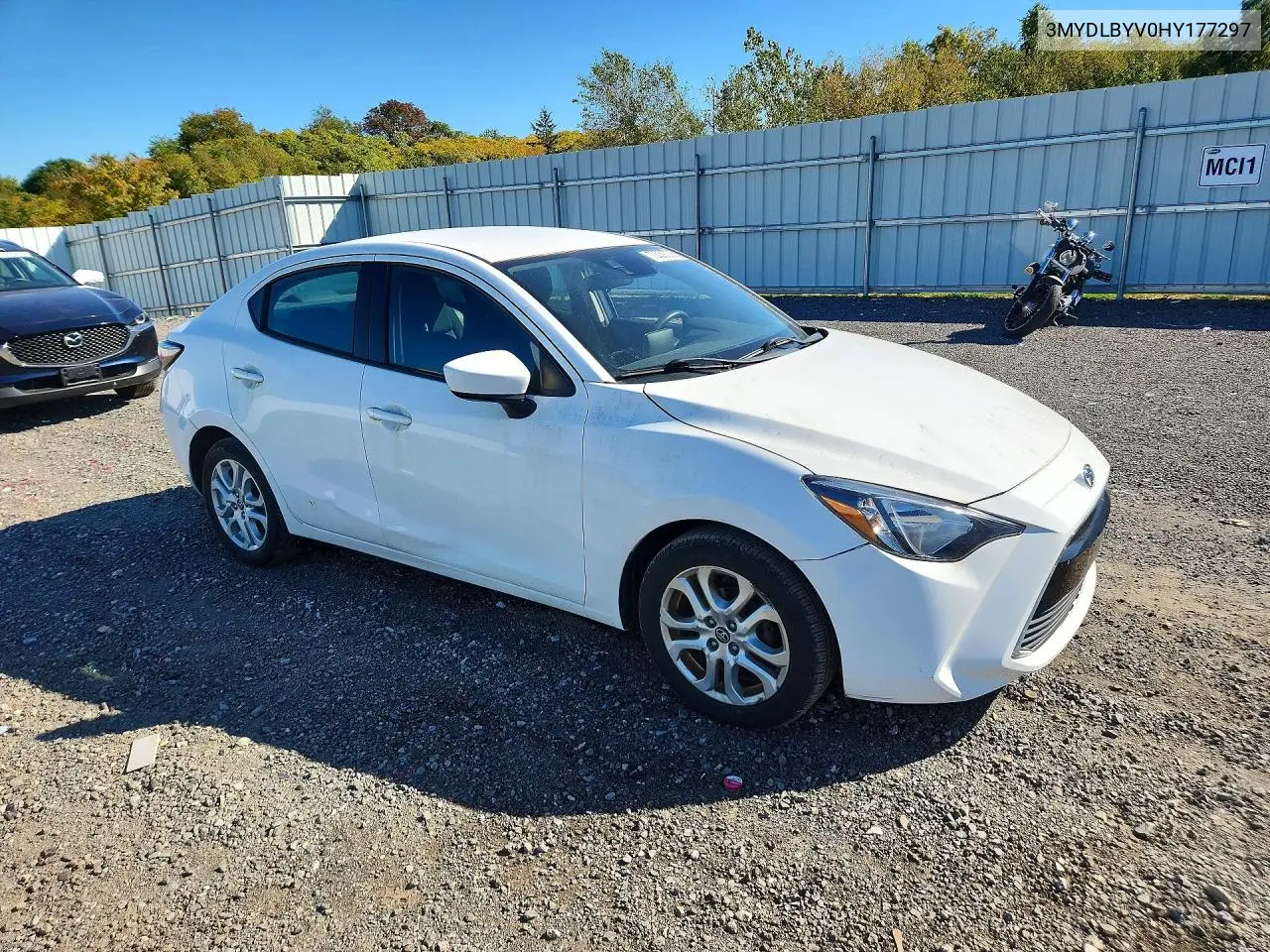 2017 TOYOTA YARIS VIN 3MYDLBYV0HY177297 — фото 4