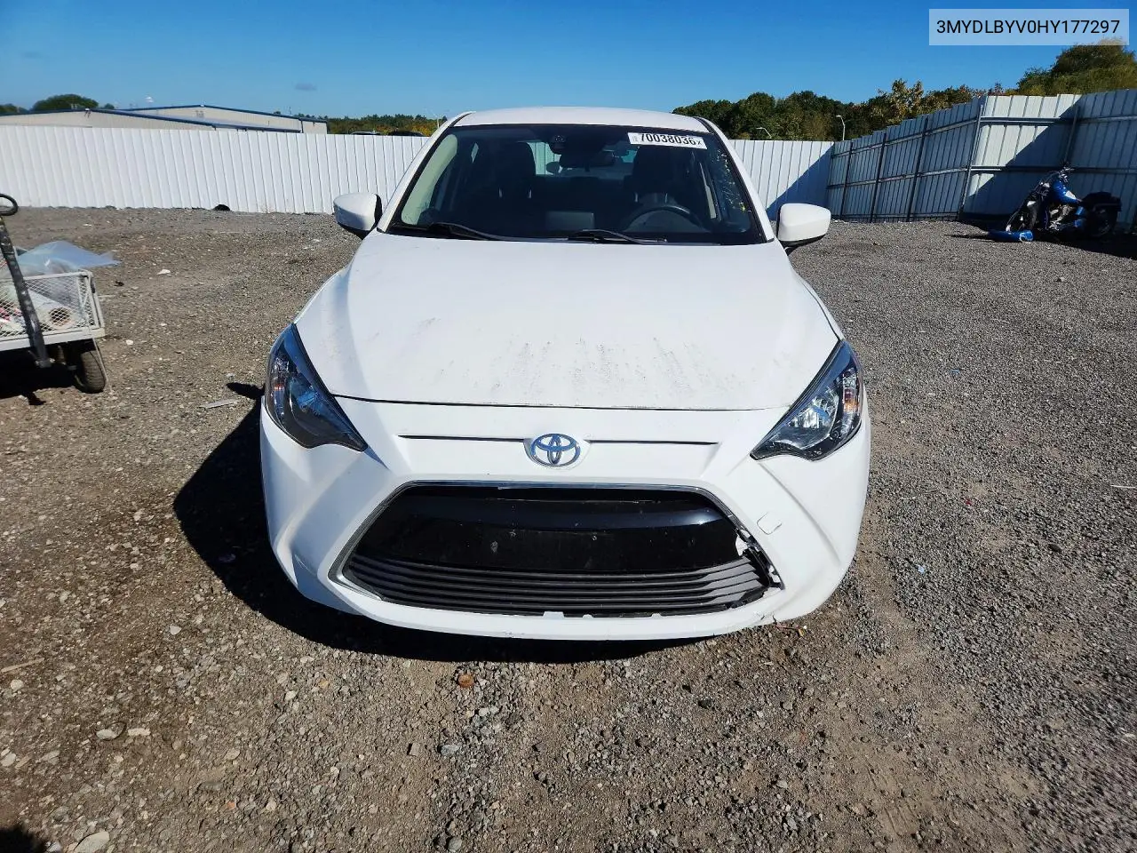 2017 TOYOTA YARIS VIN 3MYDLBYV0HY177297 — фото 5