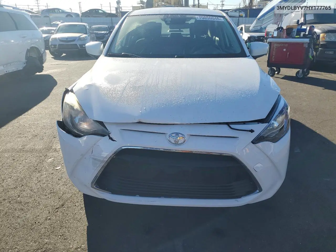 2017 TOYOTA YARIS VIN 3MYDLBYV7HY177765 — фото 5