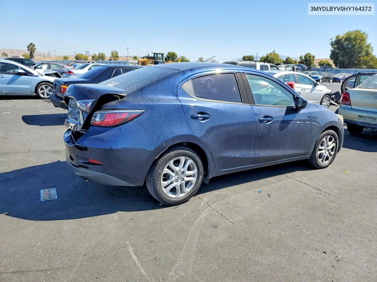 2017 TOYOTA YARIS VIN 3MYDLBYV0HY164372 — фото 3