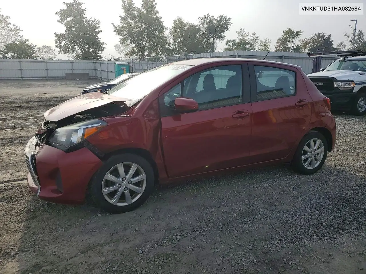 TOYOTA YARIS 2017, VIN VNKKTUD31HA082684