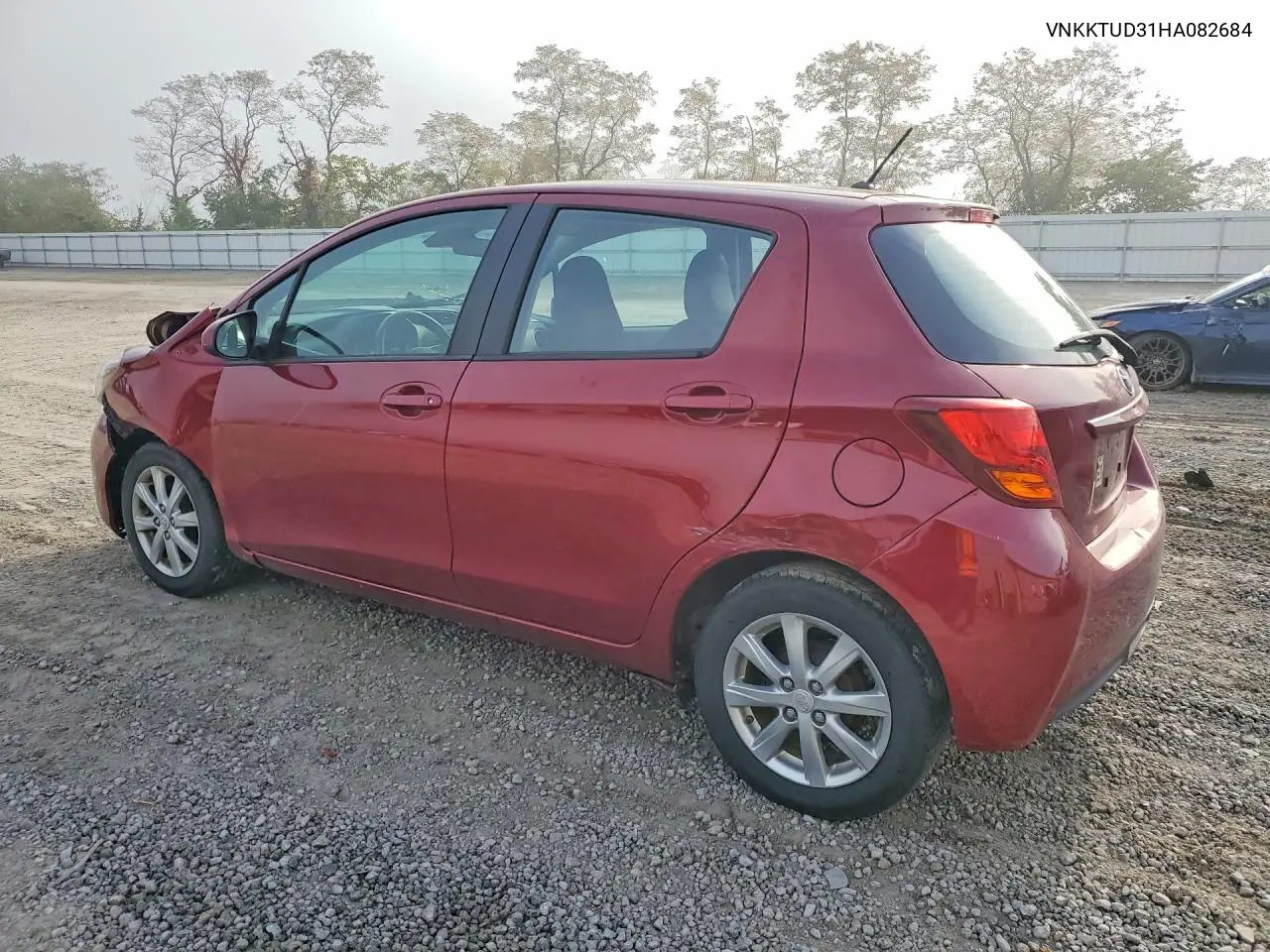 2017 TOYOTA YARIS VIN VNKKTUD31HA082684 — фото 2